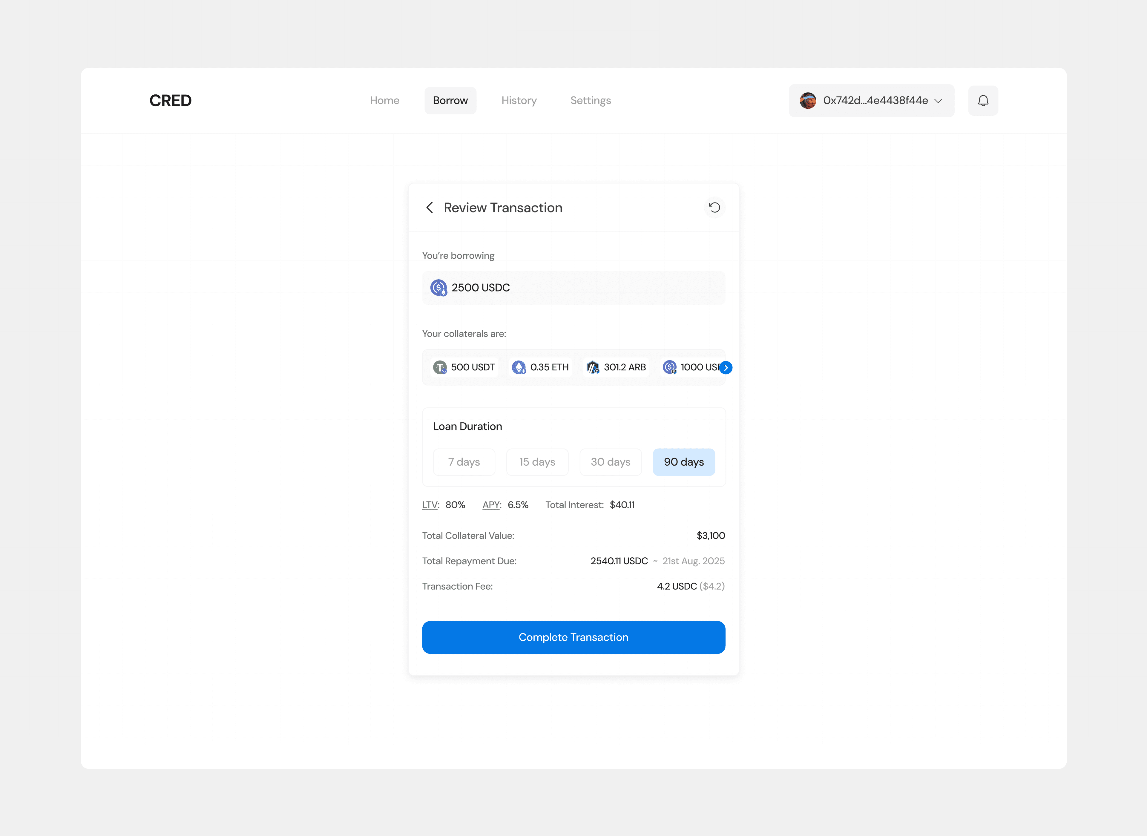 Review Transaction