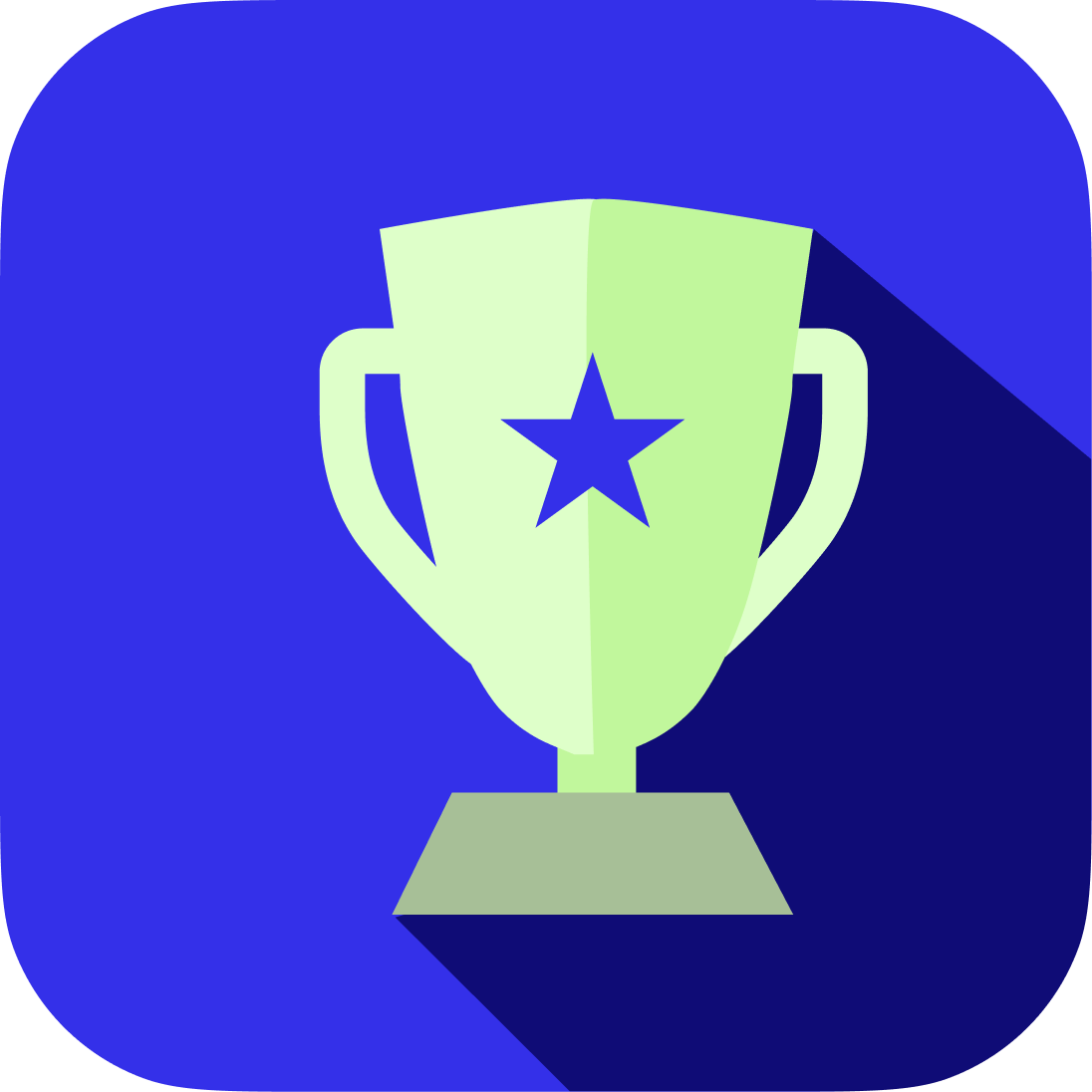 Achievement trophy icon